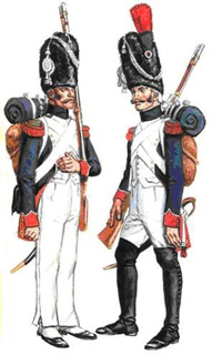 Пешие егеря гвардии Наполеона 1812 года