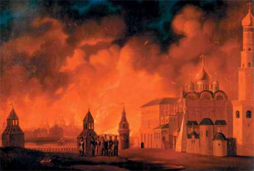  Пожар Москвы. 1812 г